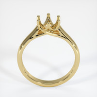 18K Yellow Gold Solitaire Ring Setting Image
