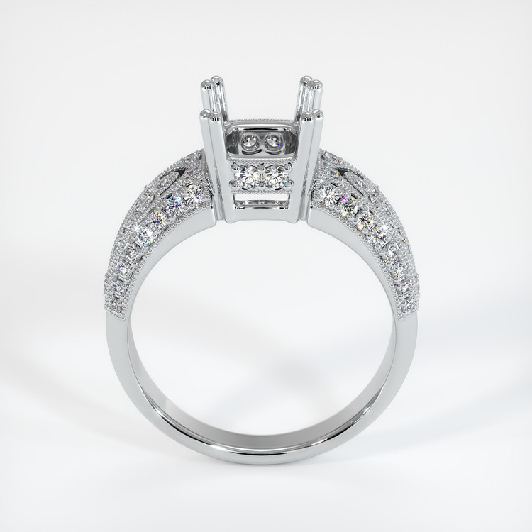 Platinum 950 Antique Style Ring Setting