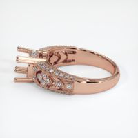 14K Rose Gold Antique Style Ring Setting Image