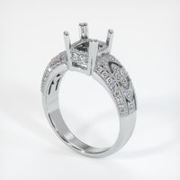 14K White Gold Antique Style Ring Setting Video