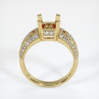 18K Yellow Gold Antique Style Ring Setting Image