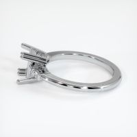 Platinum 950 Three Stone Ring Setting Image
