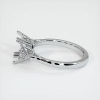 Platinum 950 Three Stone Ring Setting Image