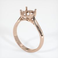 18K Rose Gold Solitaire Ring Setting Video