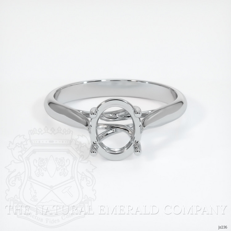 Silver Solitaire Ring Setting