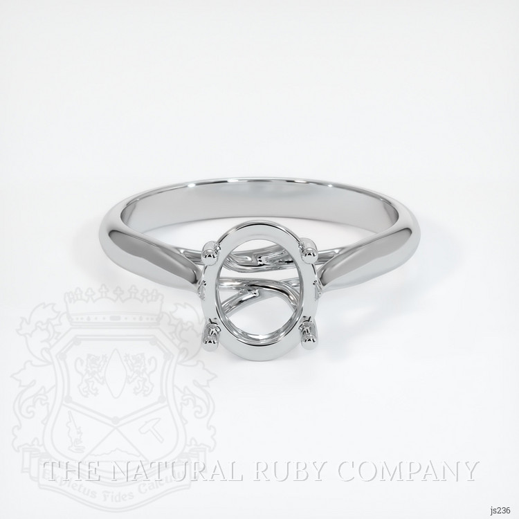 Silver Solitaire Ring Setting