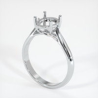10K White Gold Solitaire Ring Setting Video