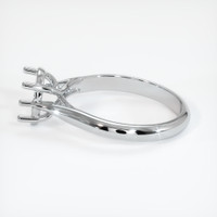 10K White Gold Solitaire Ring Setting Image