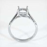 10K White Gold Solitaire Ring Setting Image