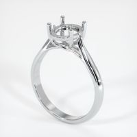 14K White Gold Solitaire Ring Setting Video