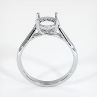 14K White Gold Solitaire Ring Setting Image