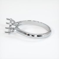 18K White Gold Solitaire Ring Setting Image