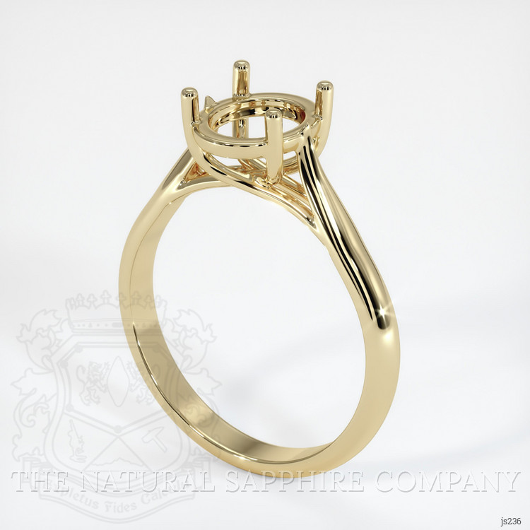 10K Yellow Gold Solitaire Ring Setting