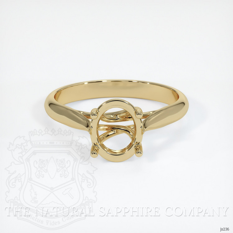 10K Yellow Gold Solitaire Ring Setting