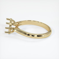 10K Yellow Gold Solitaire Ring Setting Image