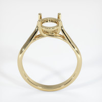 10K Yellow Gold Solitaire Ring Setting Image