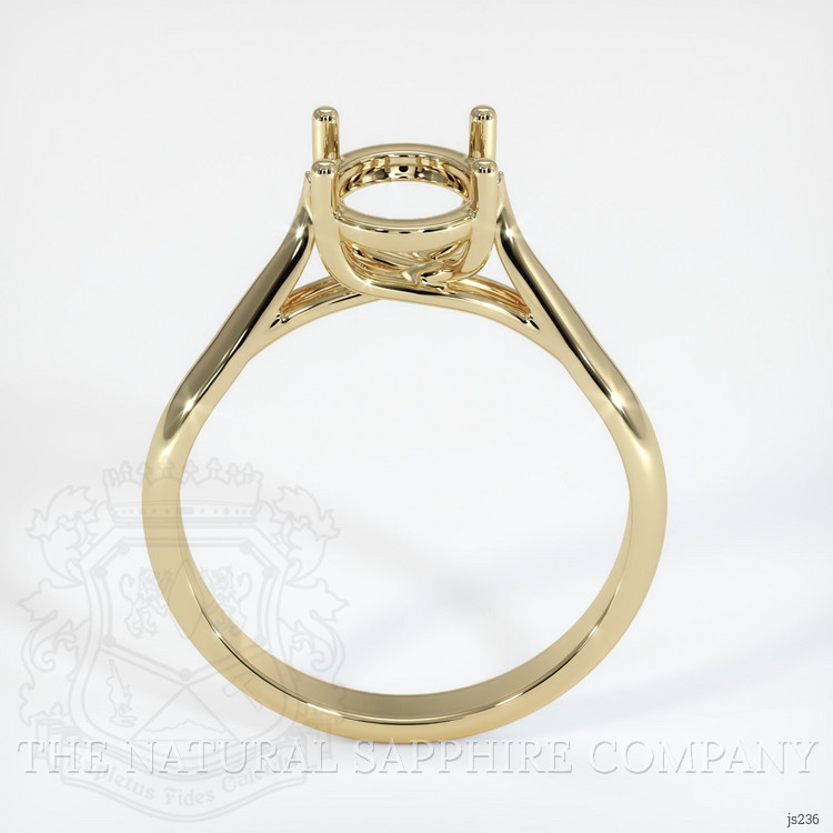 10K Yellow Gold Solitaire Ring Setting