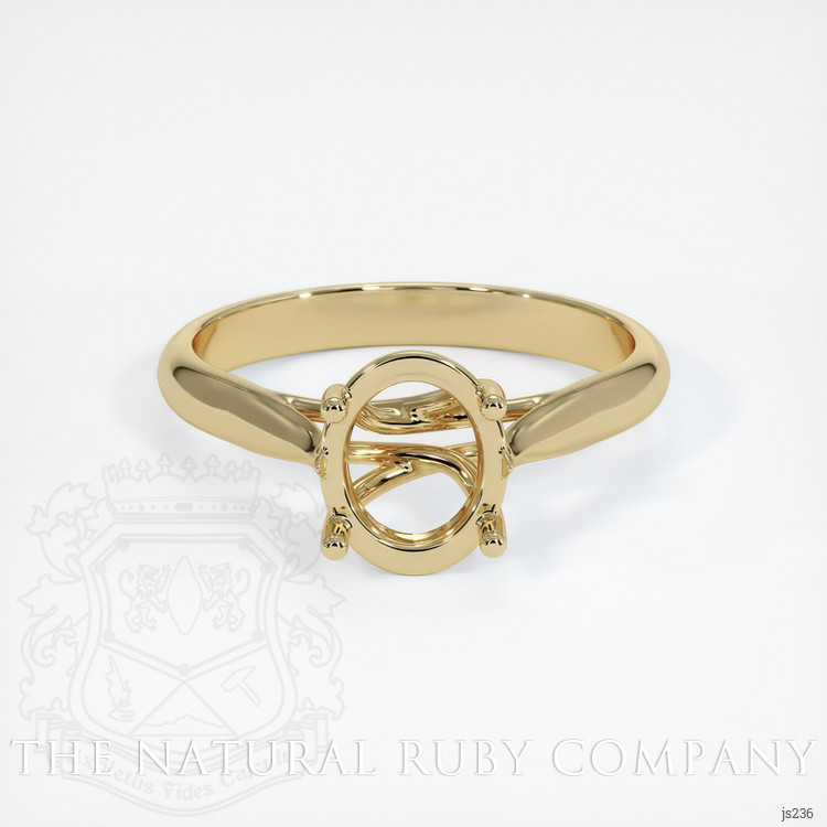 14K Yellow Gold Solitaire Ring Setting