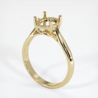 18K Yellow Gold Solitaire Ring Setting Video