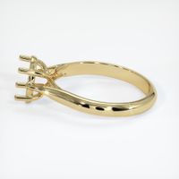 18K Yellow Gold Solitaire Ring Setting Image