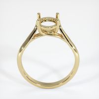 18K Yellow Gold Solitaire Ring Setting Image