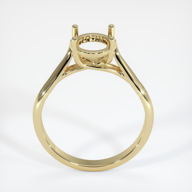 18K Yellow Gold Solitaire Ring Setting