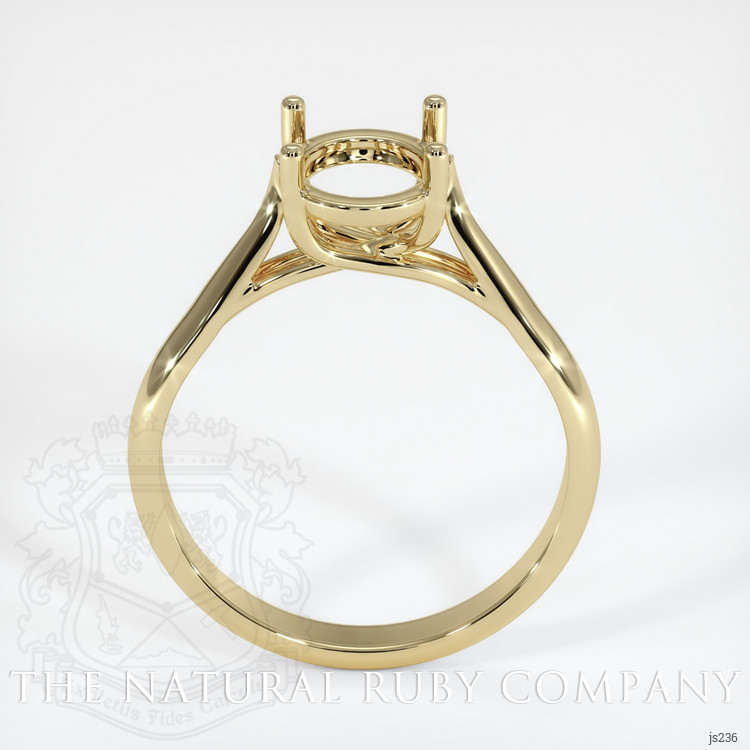 18K Yellow Gold Solitaire Ring Setting