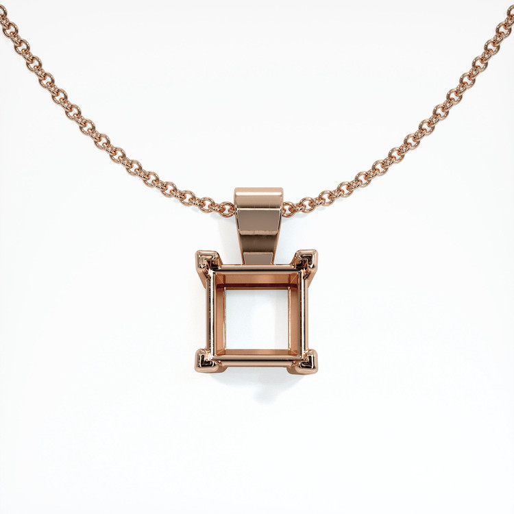 14K Rose Gold Vedic Pendant Setting