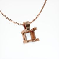 14K Rose Gold Vedic Pendant Setting Image