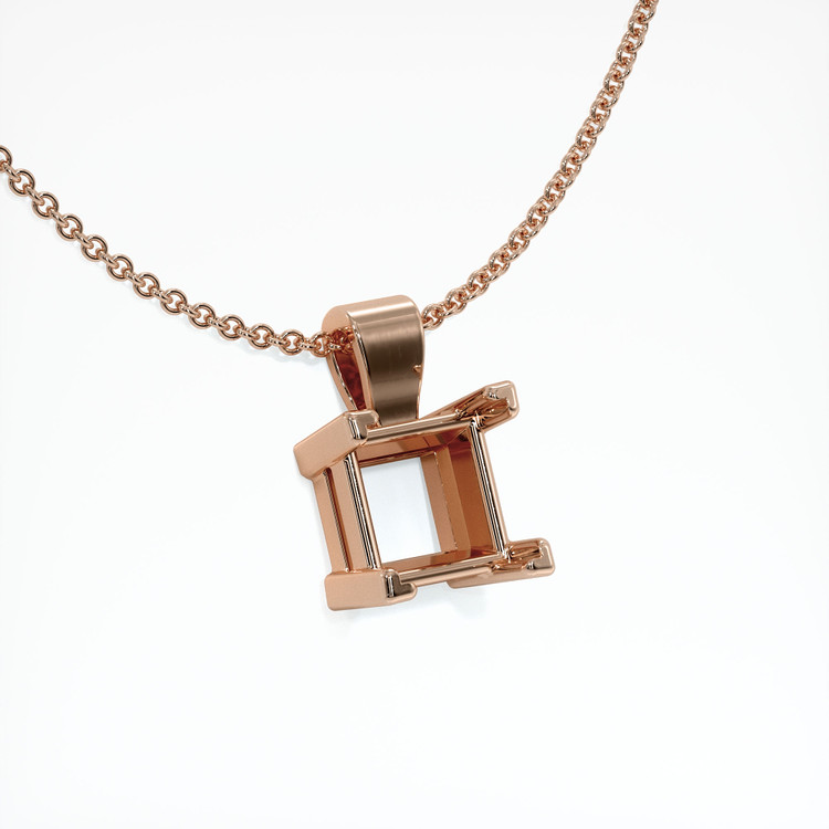 14K Rose Gold Vedic Pendant Setting