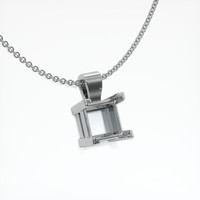 10K White Gold Vedic Pendant Setting Image