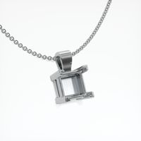 14K White Gold Vedic Pendant Setting Image
