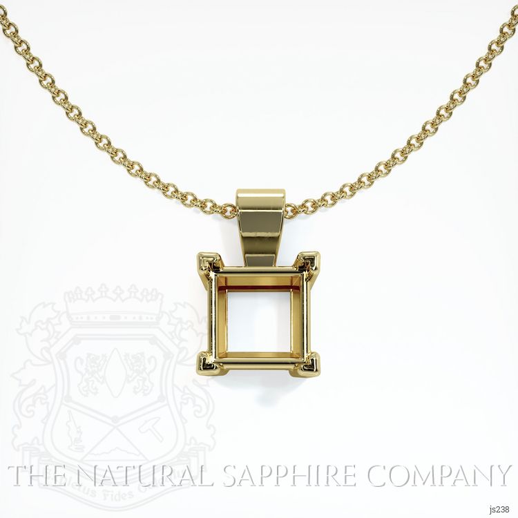 14K Yellow Gold Vedic Pendant Setting