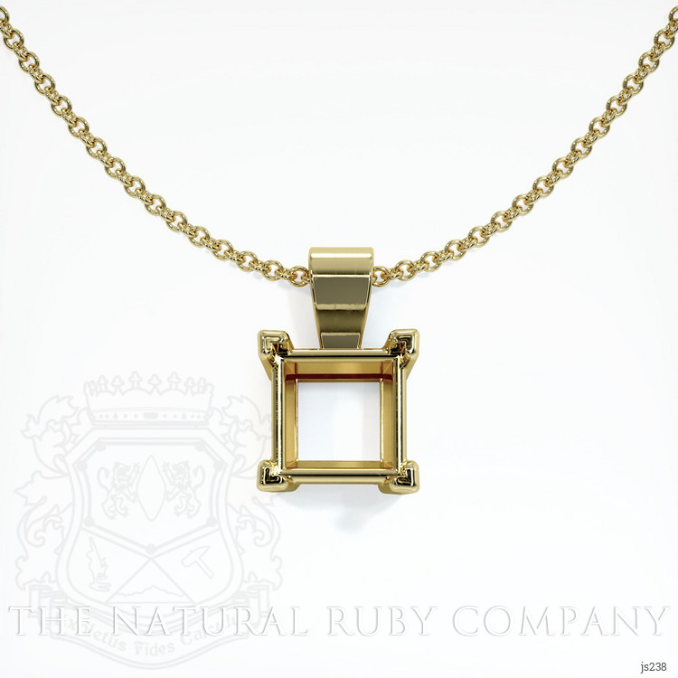 14K Yellow Gold Vedic Pendant Setting