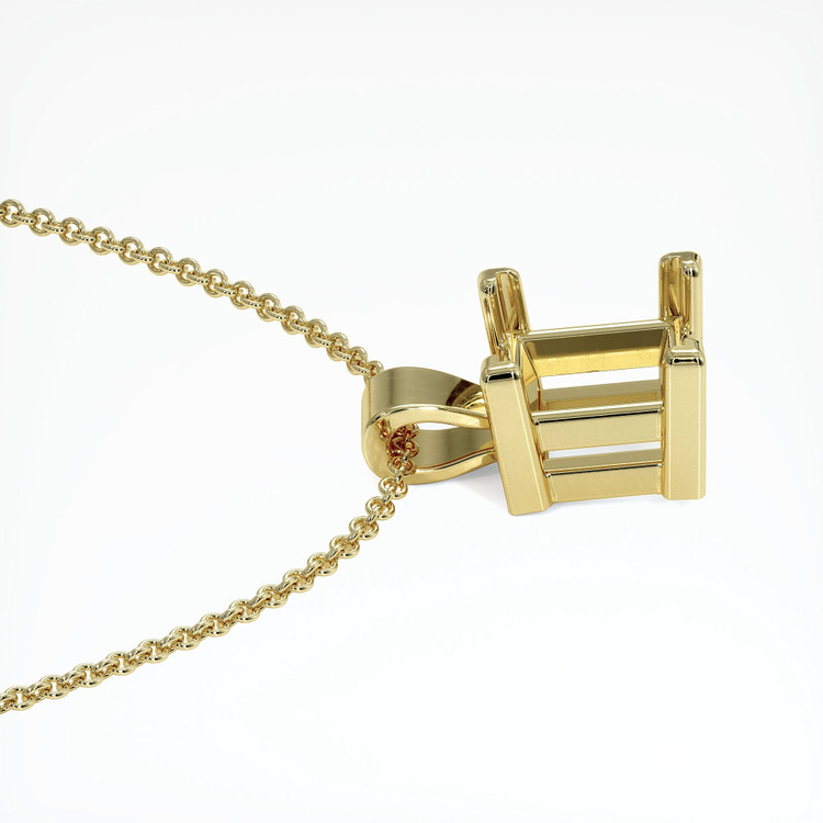 14K Yellow Gold Vedic Pendant Setting