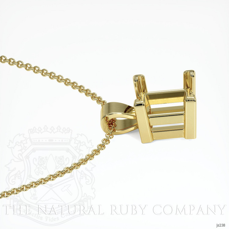 14K Yellow Gold Vedic Pendant Setting