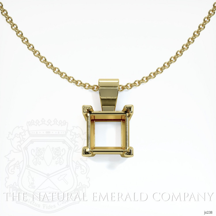 18K Yellow Gold Vedic Pendant Setting