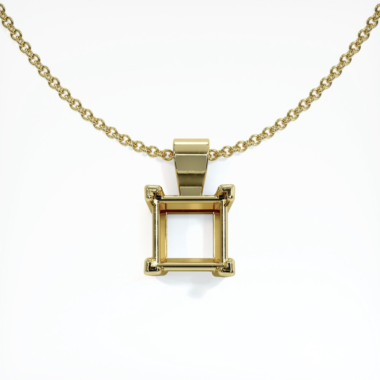 18K Yellow Gold Vedic Pendant Setting