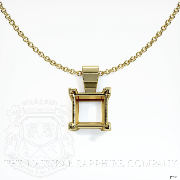 18K Yellow Gold Vedic Pendant Setting
