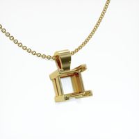 18K Yellow Gold Vedic Pendant Setting Image