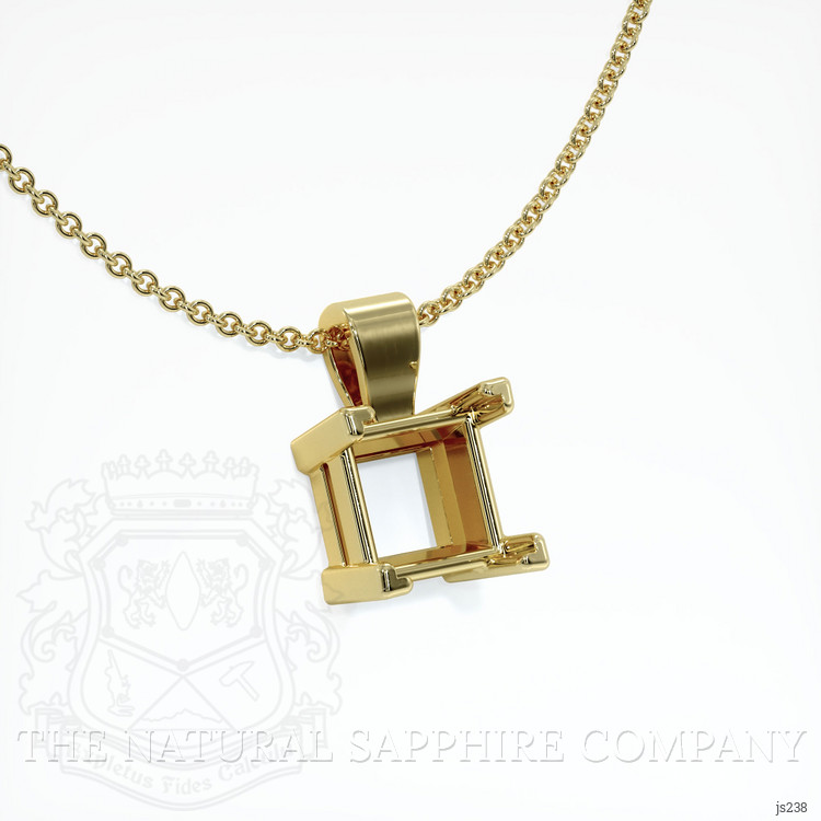 18K Yellow Gold Vedic Pendant Setting