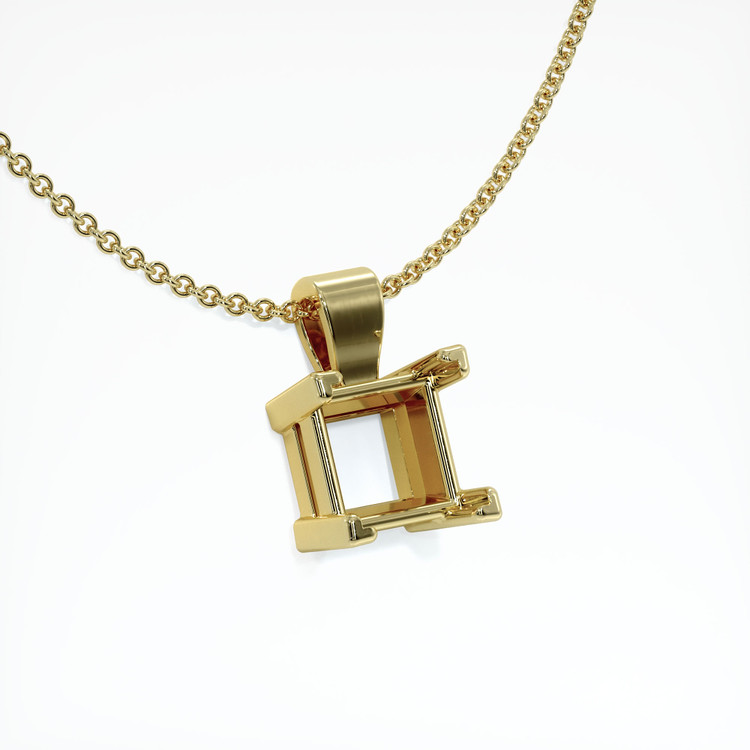 18K Yellow Gold Vedic Pendant Setting