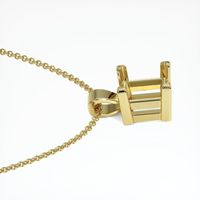 18K Yellow Gold Vedic Pendant Setting Image