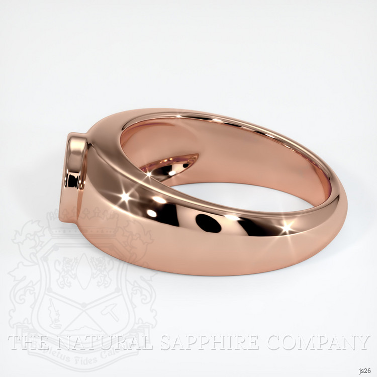 14K Rose Gold Men's Ring Setting