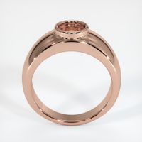 14K Rose Gold Men's Ring Setting Image