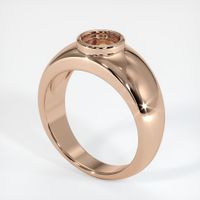 18K Rose Gold Men's Ring Setting Video
