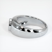 10K White Gold Men's Ring Setting Image