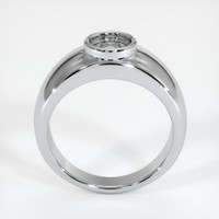 10K White Gold Men's Ring Setting Image