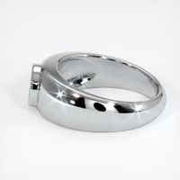 14K White Gold Men's Ring Setting Image