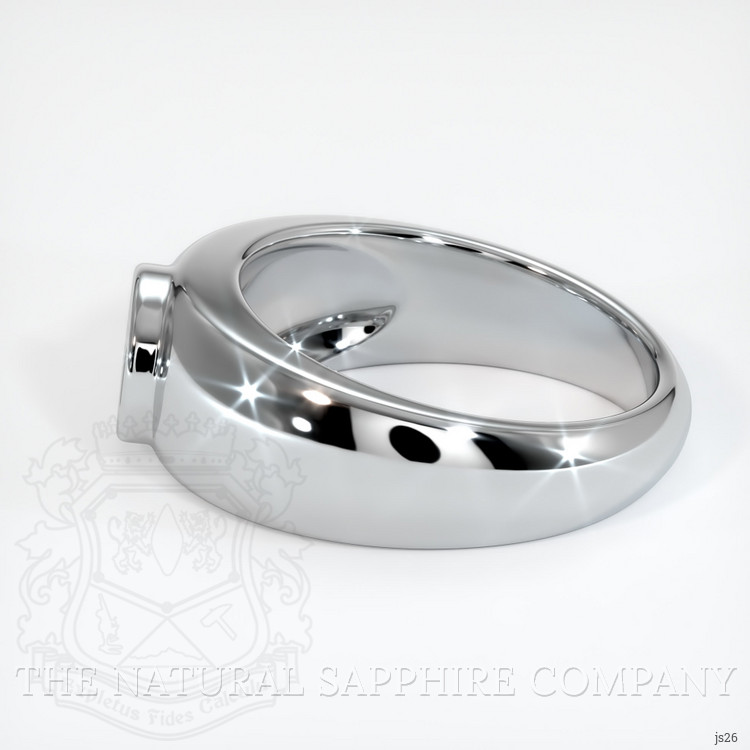 14K White Gold Men's Ring Setting